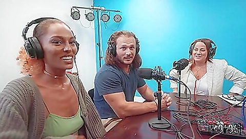 Sexy milf shows off her husband and stops for you