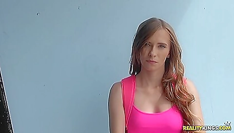 Hawt brunette hair in a hot tub workday