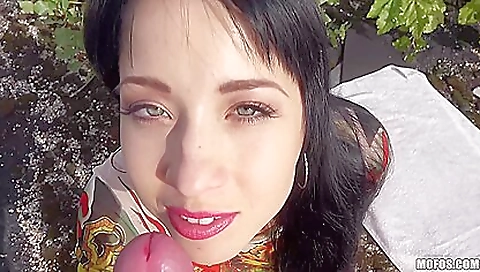 Two hot babes fucking with strapon