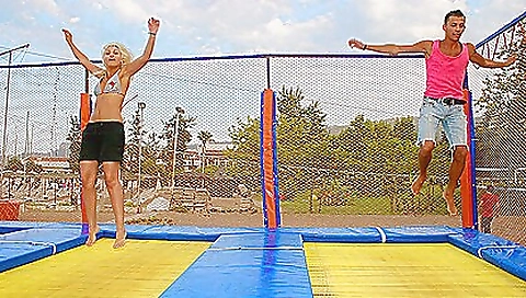 Ta stern get to cum in the bathroom