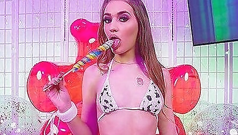 Hot brunch and sexy blonde model gets fucked by her dildo